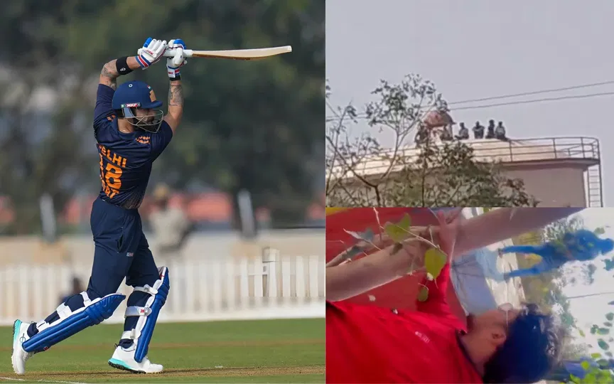 Virat Kohli fans put life at risk to watch India great bat in Vijay Hazare Trophy